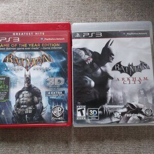 Batman: Arkham City, Arkham Asylum Playstation PS3 Bundle